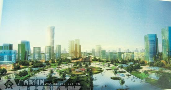 南宁火车东站周边地区城市设计方案:5方案选哪个?