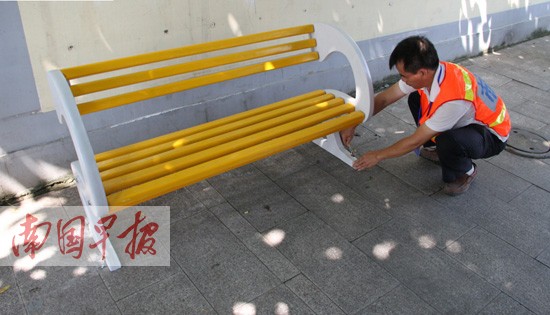 南宁将添80张公共休闲座椅 将给市民提供便利(图)