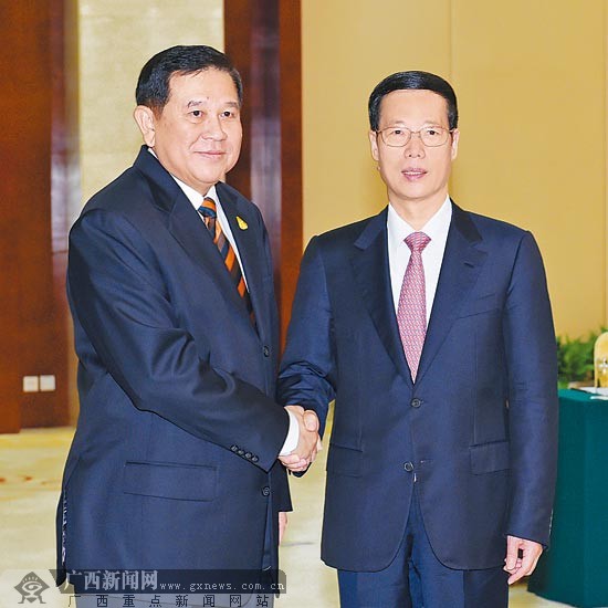 张高丽会见出席第十一届中国-东盟博览会的东盟国家领导人