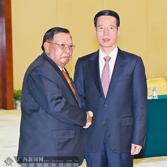 张高丽会见出席第十一届中国-东盟博览会的东盟国家领导人