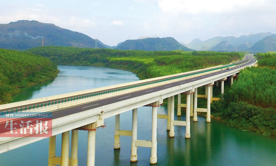 广西4条高速公路12月底通车 六景之堵将缓解(图)