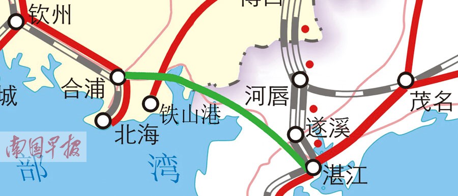 合湛高铁广西段正式开工建设 预计2018年建成通车