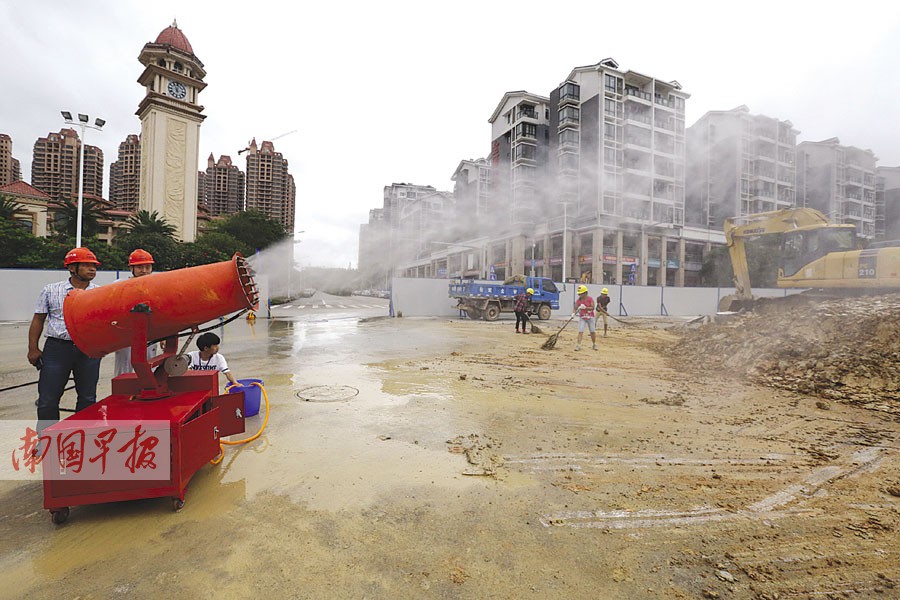 关注南宁空气质量:工地裸土缘何总盖不上(组图)
